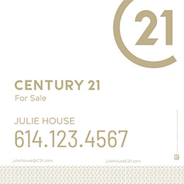 Century 21 sign example.