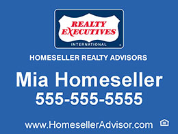 Realty Executives sign example.