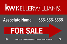 Keller Williams sign example.