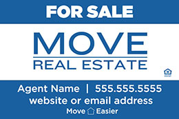 MOVE Real Estate sign example.