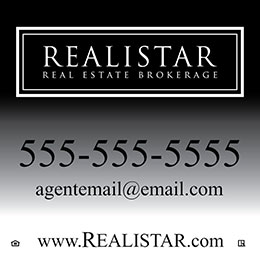 REALISTAR sign example.