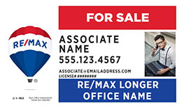 RE/MAX sign example.