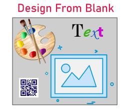 Design your own yard sign from scratch.
