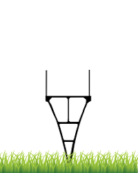 Spider stake for yard signs.
