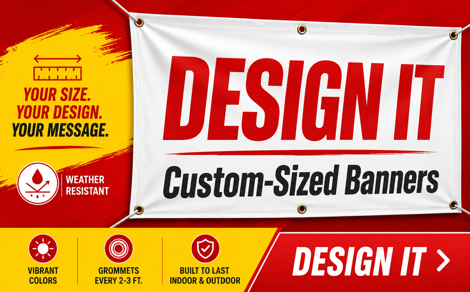 Design Your Own Banner option image.