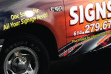 Full-color vehicle wrap.