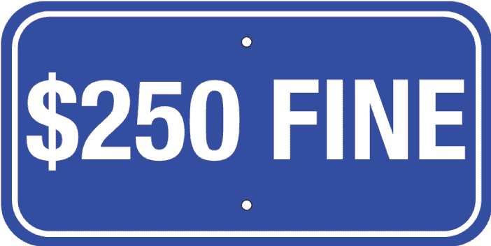 Custom restaurant parking policy sign.