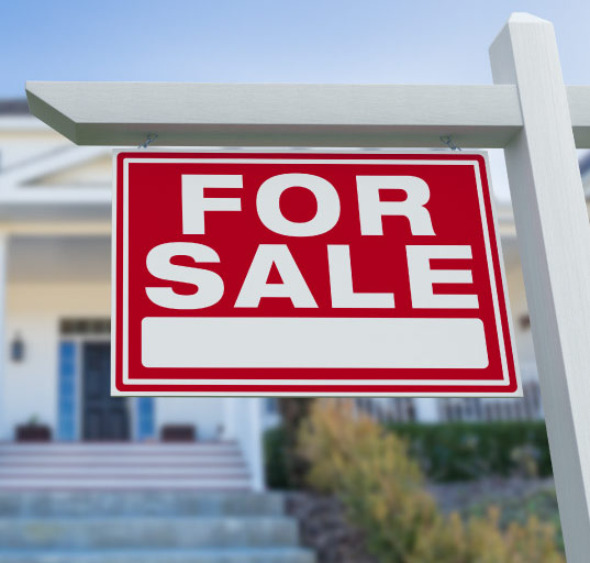 Real estate signs and frames category image.