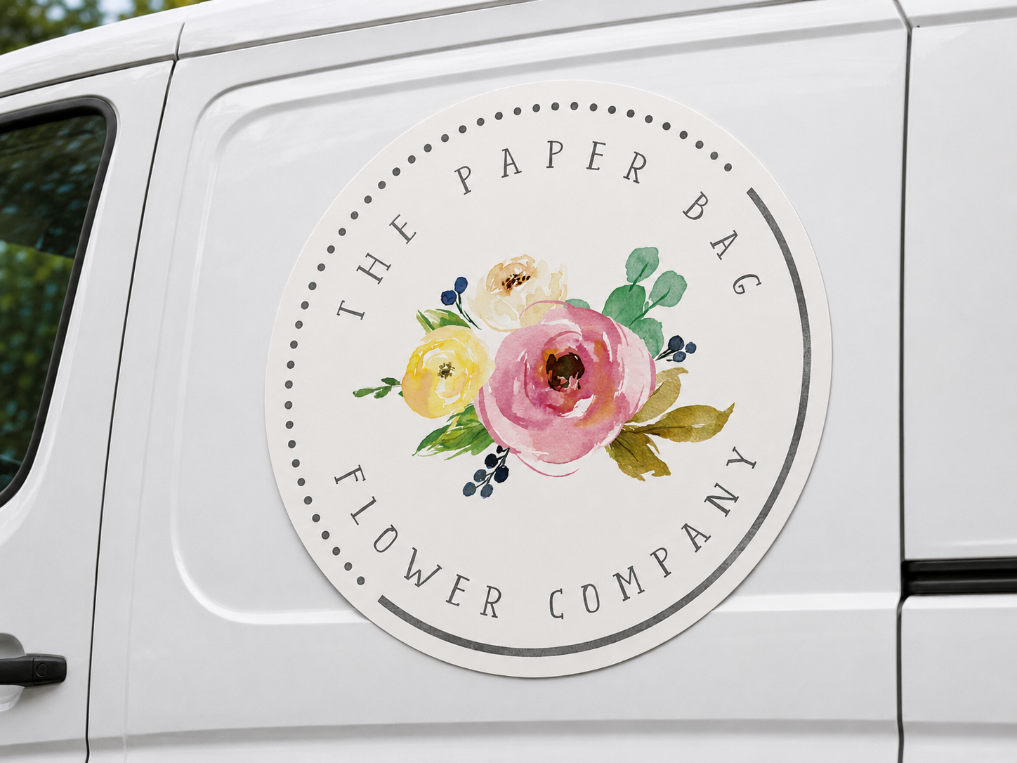 Door Magnet Signs for florists.
